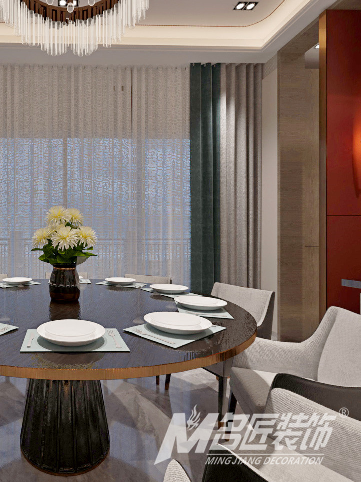 别墅大宅装修设计-简餐区餐桌 别墅大宅装修设计-简餐区餐桌