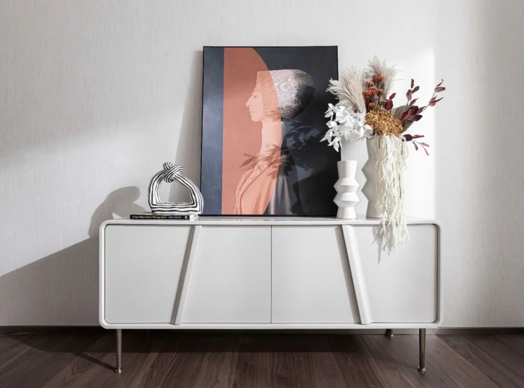 现代轻奢风格室内设计家装案例-边柜 现代轻奢风格室内设计家装案例-边柜