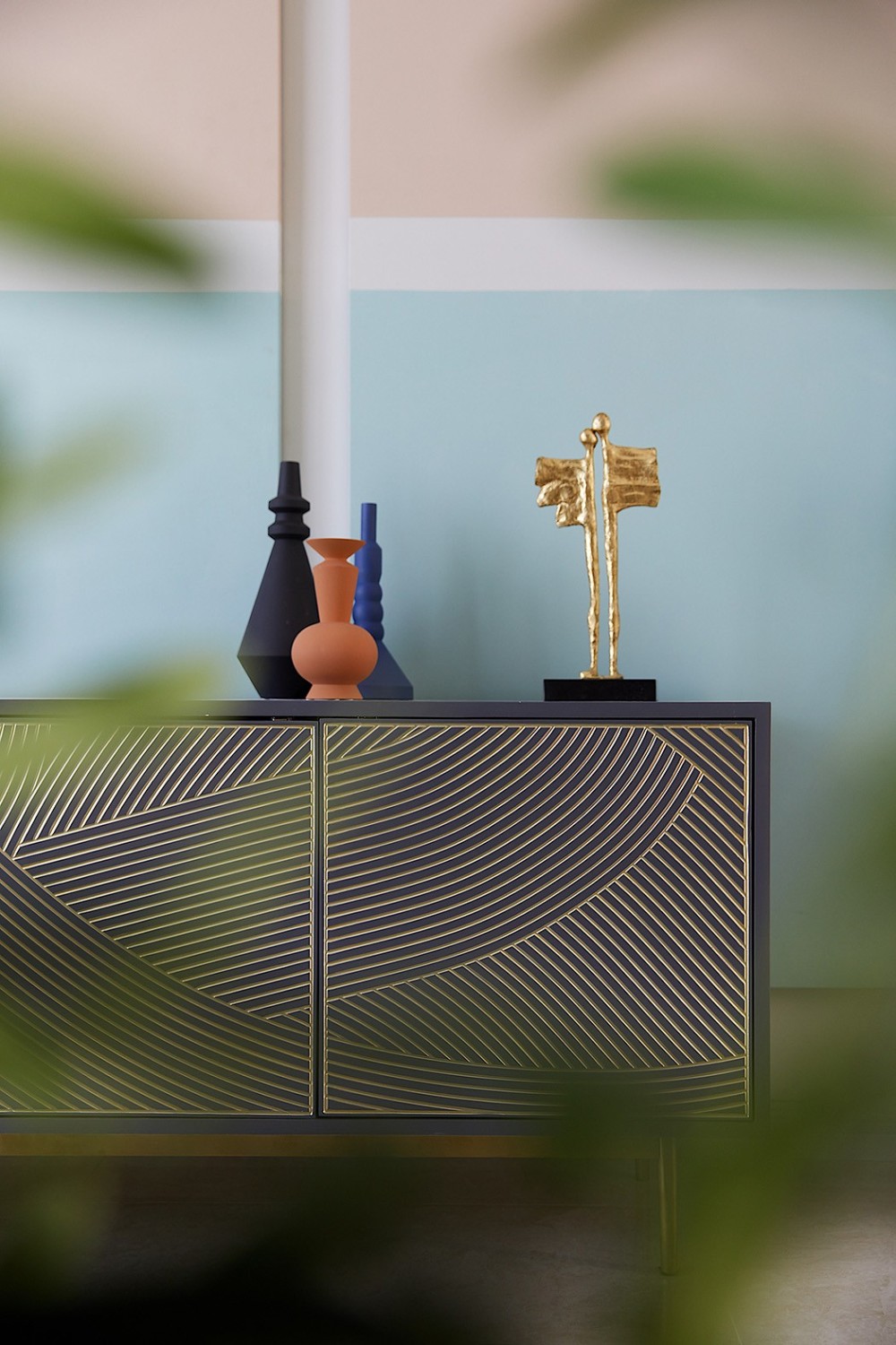 摩登轻奢风格室内家装案例效果图-客厅装饰 摩登轻奢风格室内家装案例效果图-客厅装饰