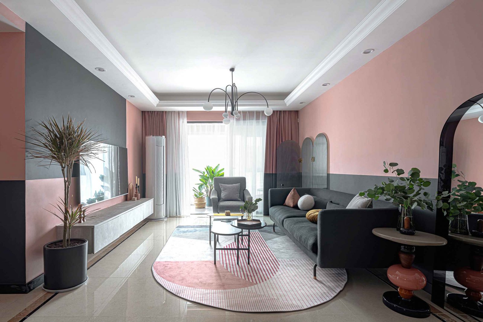 装修案例现代轻奢风格室内装修效果图-客厅 装修案例现代轻奢风格室内装修效果图-客厅