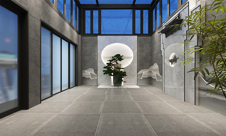 泷景花园别墅355平米现代简约风格装修案例-阳台 泷景花园别墅355平米现代简约风格装修案例-阳台