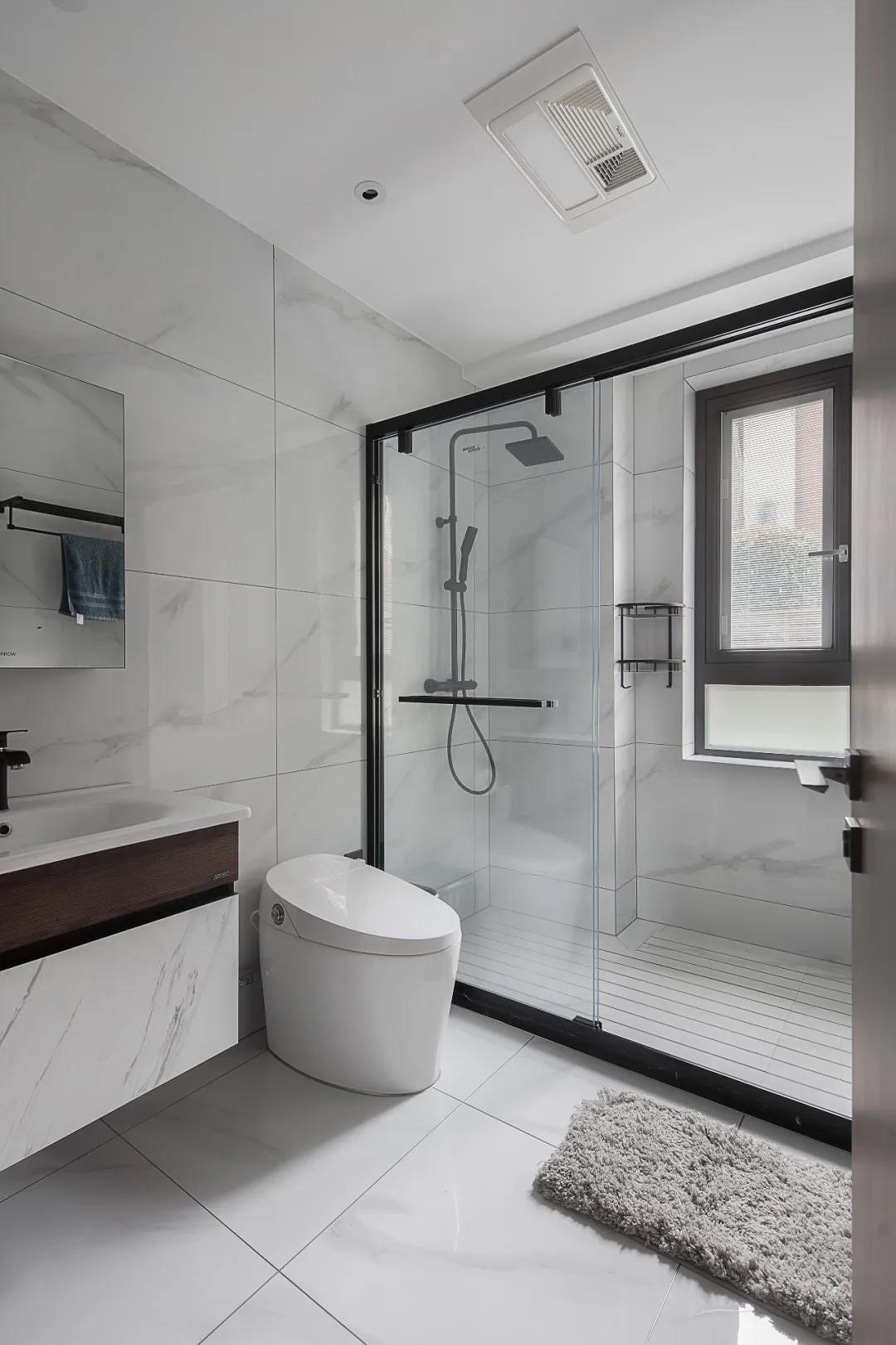 现代简约风格室内家装案例效果图-卫生间 现代简约风格室内家装案例效果图-卫生间