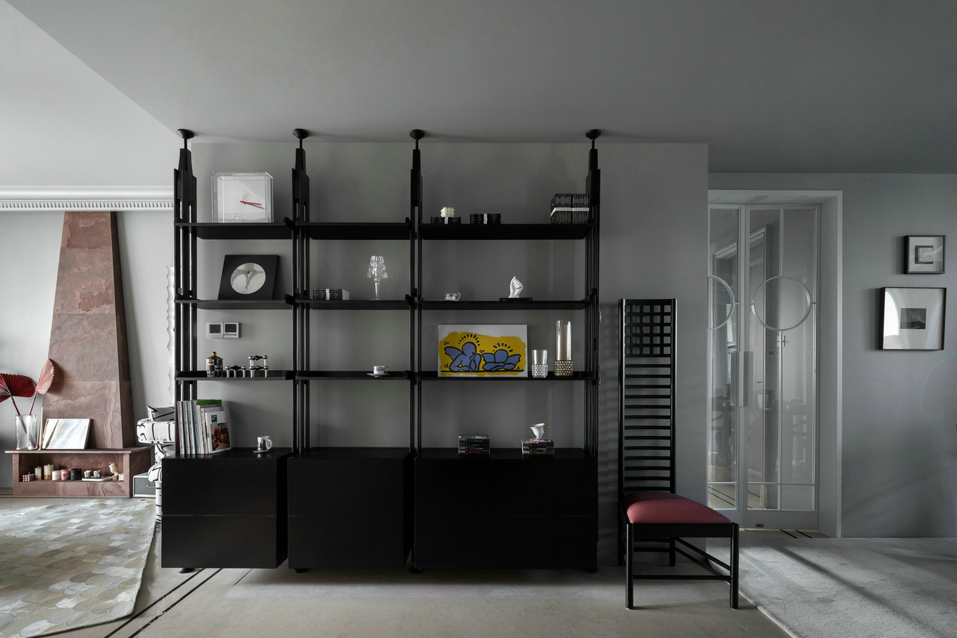 法式轻奢风格家装设计室内装修效果图-玄关 法式轻奢风格家装设计室内装修效果图-玄关