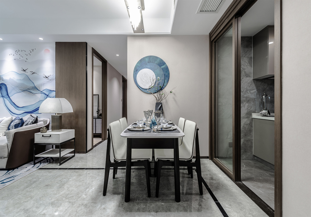 新中式风格室内设计家装案例-餐厅 新中式风格室内设计家装案例-餐厅