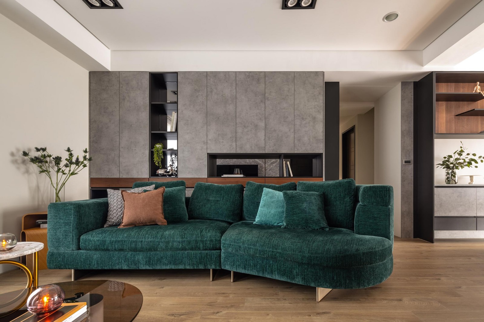 装修案例现代风格室内装修效果图-客厅 装修案例现代风格室内装修效果图-客厅