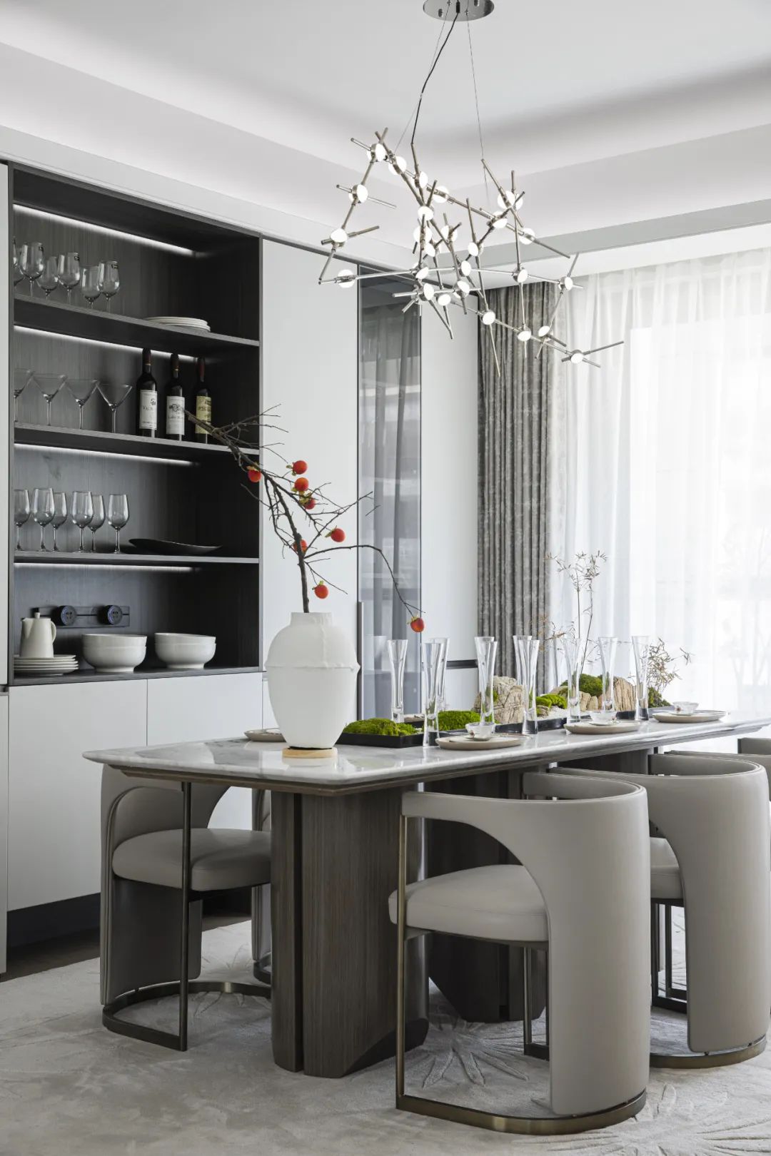 现代简约风格室内设计家装案例-餐厅 现代简约风格室内设计家装案例-餐厅