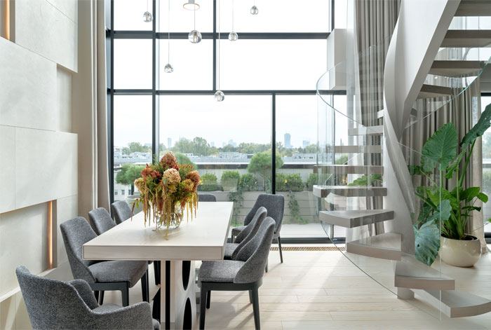 佛山装修公司北欧风格复式装修效果图-餐厅 佛山装修公司北欧风格复式装修效果图-餐厅